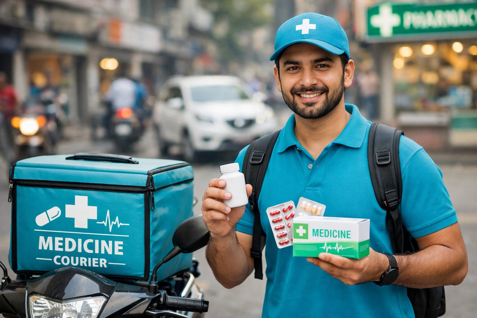 Best Medicine Courier Service from Gurgaon to Fiji