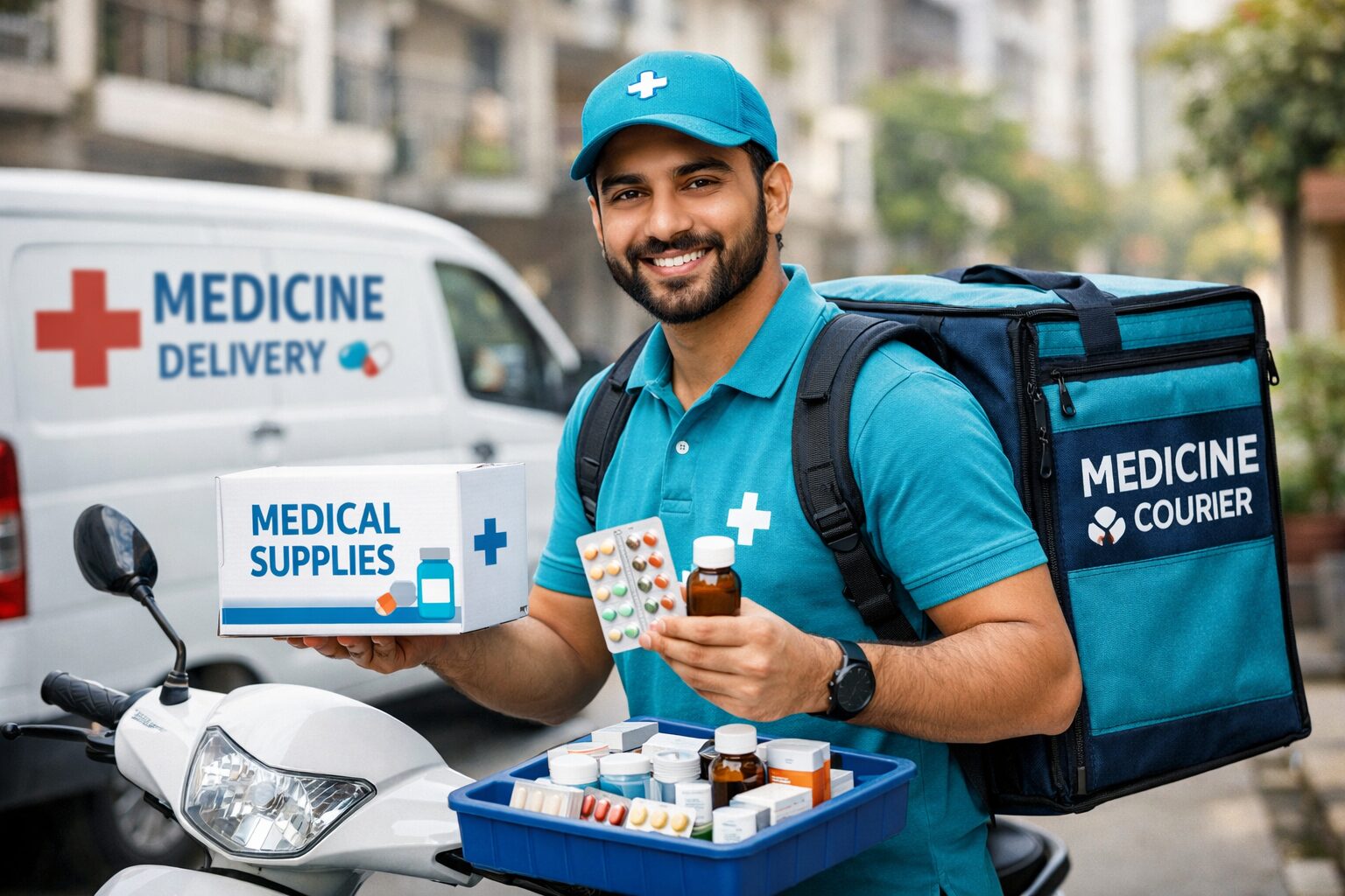 Best Medicine Courier Service from Gurgaon to Nepal