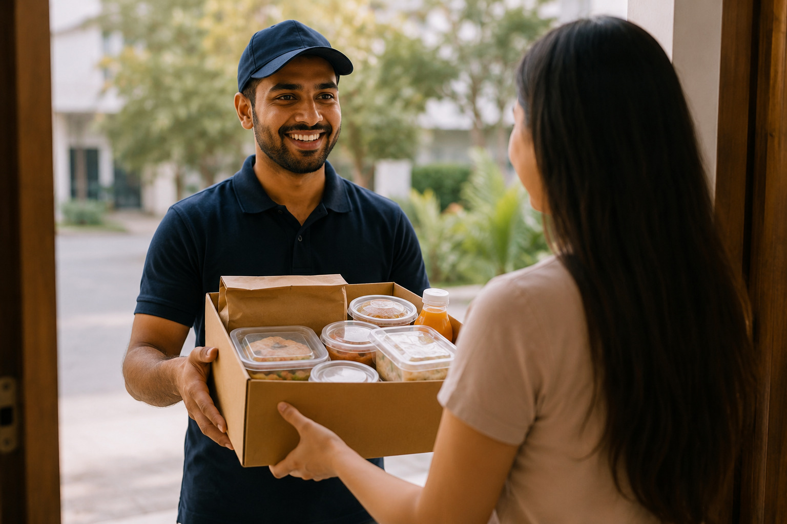 Best Food Courier Service from Delhi to Georgia