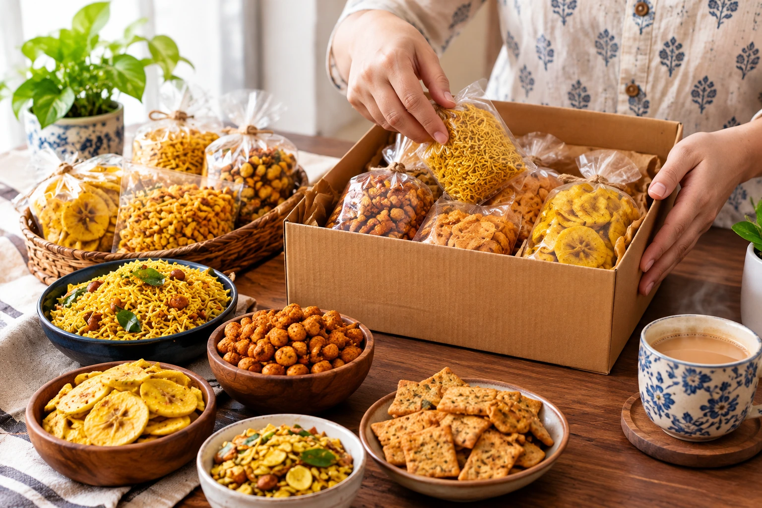 Pick up courier for homemade snacks Delhi to Canada