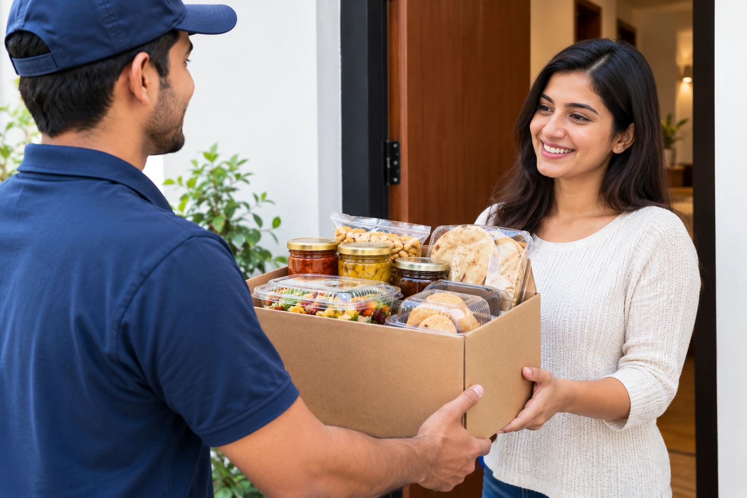 food item courier charges from delhi to qatar